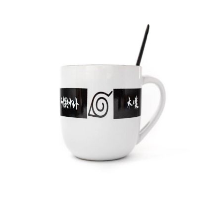 Naruto Anime Ceramic Ramen Soup Mug with Spoon - Awesome 20 oz Coffee Cup for Office Image 2
