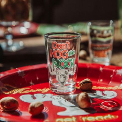 National Lampoon's Christmas Vacation Quotes Mini Shot Glasses  Set of 4 Image 2