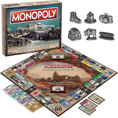 National Parks Monopoly Board Game 2020 Edition  For 2-6 Players Image 1