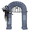 National Tree Company 12ft Inflatable Halloween  Ghost Arch, 7 White LED Lights- UL Image 1