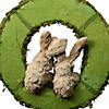 National Tree Company 15" Wreath with 2 Rabbits in Center Image 4