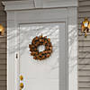 National Tree Company 18 in. Harvest Brown Maple Leaves Wreath Image 1