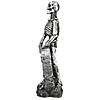 National Tree Company 20 in. Silver Skeleton and Gravestone Image 3