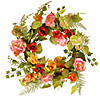 National Tree Company 22" Spring Flower Wreath Image 1