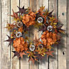 National Tree Company 24 in. Harvest Hydrangea and Maple Leaves Wreath Image 1