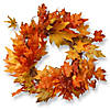 National Tree Company 24 in. Maple Leaf Wreath Image 1