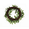 National Tree Company 24" Mixed Leaves Christmas Wreath Image 3