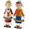 National Tree Company 27 in. Metal Scarecrow Pair Image 1