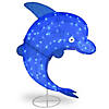 National Tree Company 40" Blue Dolphin with 105 Warm White LED Lights-UL Image 1