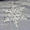 National Tree Company 42" Snowflake Tree Skirt Image 2