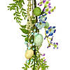 National tree company 60" flowering blue eggs easter garland Image 2