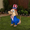 National tree company 60" inflatable patriotic pooch Image 1
