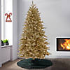 National Tree Company 7.5 ft. Pre-Lit Christmas Platinum Metallic Tree Image 1