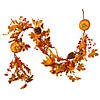 National Tree Company 72 in. Maple Leaf and Pumpkins Garland Image 1