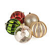 National Tree Company, First Traditions - 4" Gold Xmas Ball Decor Set-Set of 9 Image 2