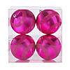 National Tree Company First Traditions&#8482; 4 Piece Shatterproof Swirling Pink Ornaments Image 1