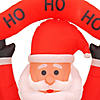National Tree Company First Traditions - 7' Red Inflatable Blow Up Santa with 3 Warm White LED Lights Image 2