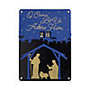 Nativity Advent Calendar Sign with Easel Image 1