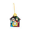 Nativity Mary, Joseph and Baby Jesus Resin Christmas Ornaments - 12 Pc. Image 1