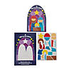 Nativity Sticker by Number Christmas Ornament Handouts - 12 Pc. Image 1