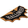 Natural Coir "Halloween" Bat Shaped Doormat 18" Proper 30" Image 2