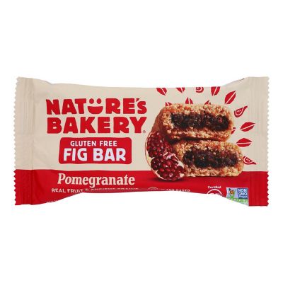 Nature's Bakery Gluten Free Fig Bar - Pomegranite - Case of 12 - 2 oz. Image 1