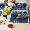 Navy And Off-White Stripe Tassel Placemat (Set Of 4) Image 2