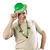 Neon Green Shamrock Band Derby Hats - 12 Pc. Image 1