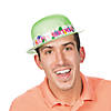 Neon Happy Birthday Derby Hats - 12 Pc. Image 1