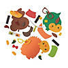 Nerdy Fall Critter Magnet Craft Kit - Makes 12 Image 1
