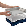 Neutral-Colored Stackable Bins - 6 Pc. Image 1