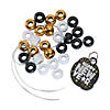 New Year&#8217;s Beaded Charm Bracelet Craft Kit - Makes 12 Image 1