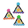New Year&#8217;s Craft Stick Party Hat Magnet Craft Kit - Makes 12 Image 1