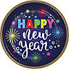 New Years Eve Paper Plates Image 1