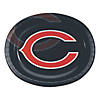 Nfl Chicago Bears Oval Paper Plates - 24 Ct. Image 1