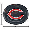 Nfl Chicago Bears Oval Paper Plates - 24 Ct. Image 1