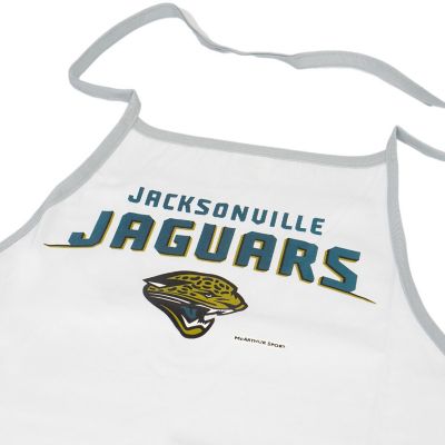 NFL Football Jacksonville Jaguars Sports Fan BBQ Grilling Apron Grey Trim Image 2