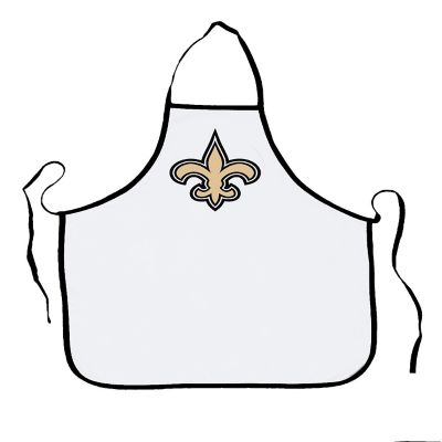NFL Football New Orleans Saints Sports Fan BBQ Grilling Apron Grey Trim Image 1
