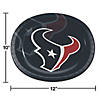 Nfl Houston Texans Oval Paper Plates - 24 Ct. Image 1