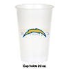 Nfl Los Angeles Chargers Plastic Cups - 24 Ct. Image 1
