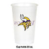 Nfl Minnesota Vikings Plastic Cups - 24 Ct. Image 1