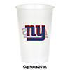 Nfl New York Giants Plastic Cups - 24 Ct. Image 1