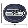 Nfl Seattle Seahawks Paper Oval Plates - 24 Ct. Image 1