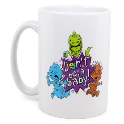 Nickelodeon Rugrats "Don't Be A Baby" Ceramic Mug Exclusive  Holds 11 Ounces Image 1