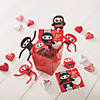 Ninja Lollipop Valentine Exchanges with Card for 12 Image 1