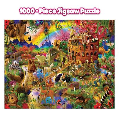 Noah's Ark Animals 1000 Piece Jigsaw Puzzle Image 2