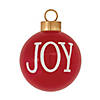 Noel And Joy Ball Ornament (Set Of 6) 5"D Resin Image 1
