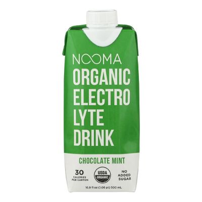 Nooma Electrolite Drink - Organic - Chocolate Mint - Case of 12 - 16.9 fl oz Image 1