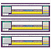 North Star Teacher Resources Traditional Cursive Intermediate Desk Plates, 19" x 5", 36 Per Pack, 3 Packs Image 1