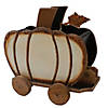 Northlight 10.5" Fall Harvest Wooden Pumpkin Cart Tabletop Decoration Image 3